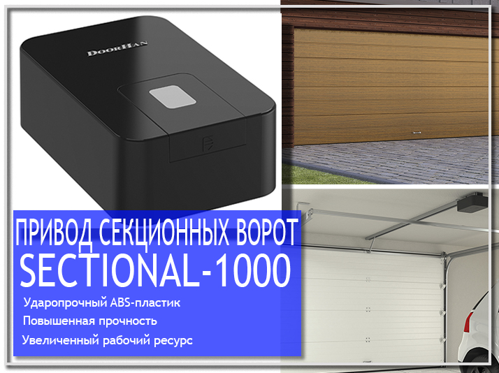 Привод открывания ворот Дорхан Sectional 1000