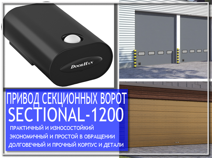 Привод открывания ворот Дорхан Sectional 1200